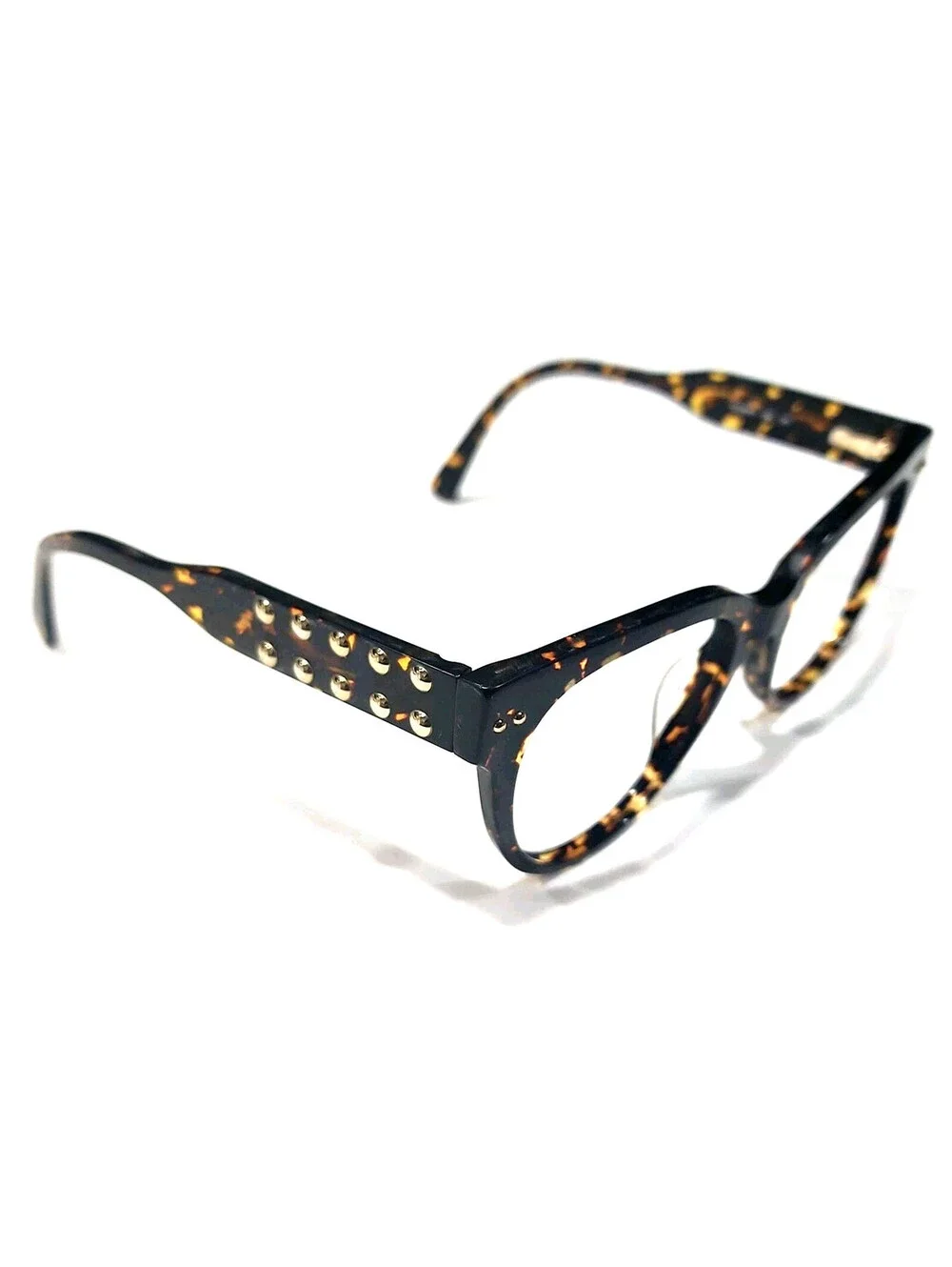 Rebecca Minkoff Tilden 2 Dark Tortoise Cat Eye Eyeglasses 50-19 140 Studded Arms